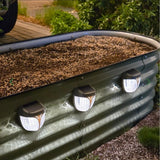 2 peices Solar Garden Light – Decorative LED for Raised Beds (10×7×11 cm)
