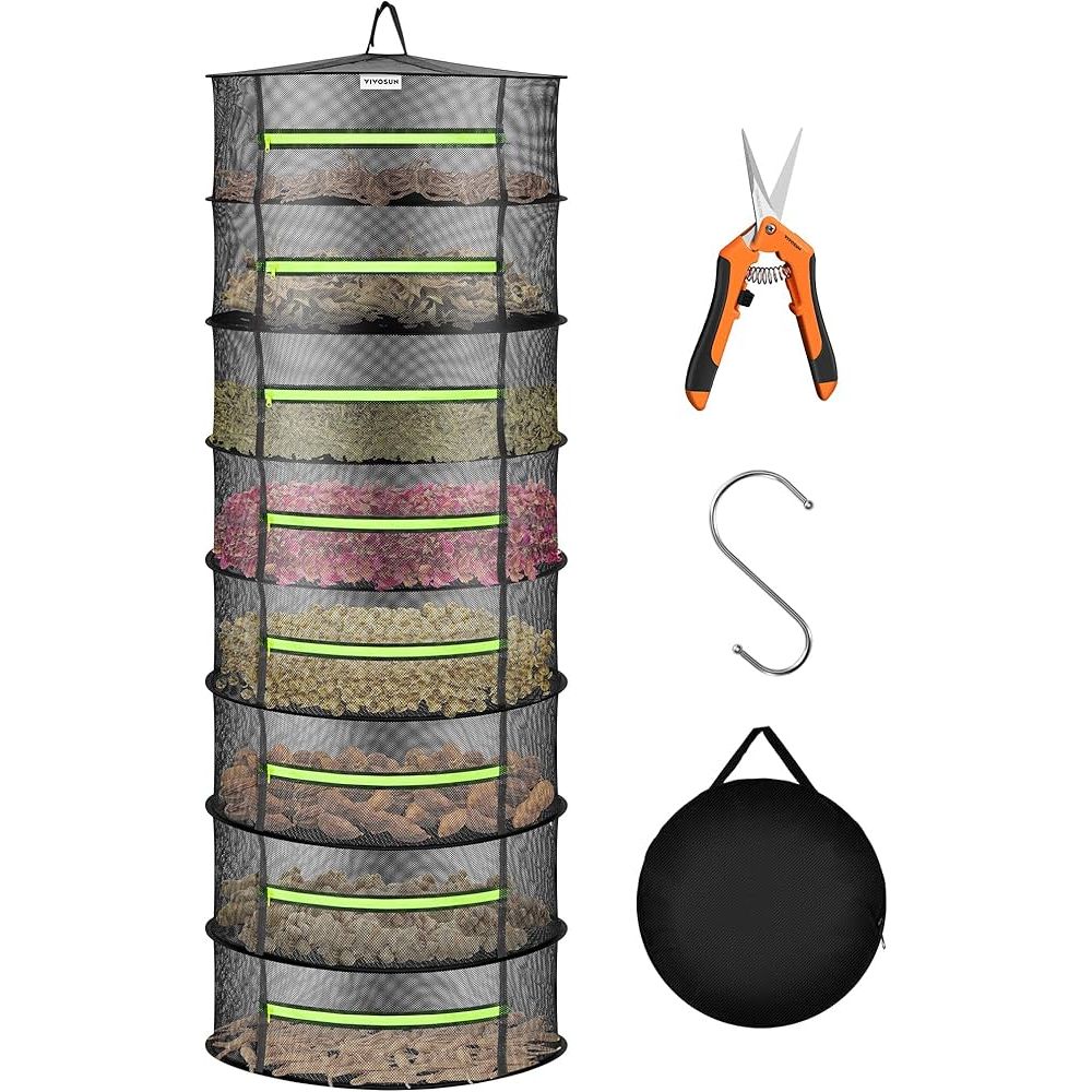 VIVOSUN Mesh Drying Rack with Hanging