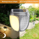 2 peices Solar Garden Light – Decorative LED for Raised Beds (10×7×11 cm)