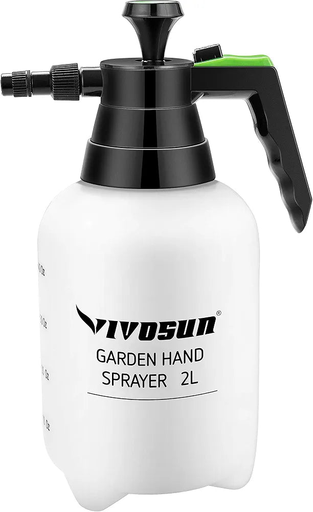 2L Hand Sprayer - Black and Green
